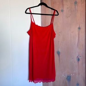 Red dress by divided.